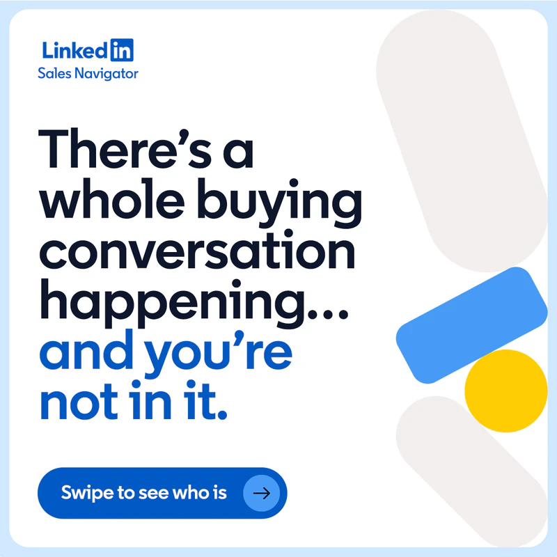 LinkedIn Sales Navigator Masterclass carousel, slide 1 of 5