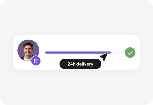 Fast creative turnaround time